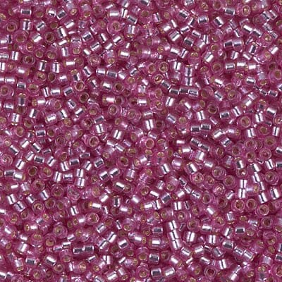 DB2156 Duracoat Silver Lined Dyed Light Orchid, Miyuki Delica 11/0