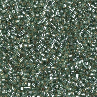 DB2165 Duracoat Silver Lined Dyed Dark Seafoam, Miyuki Delica 11/0