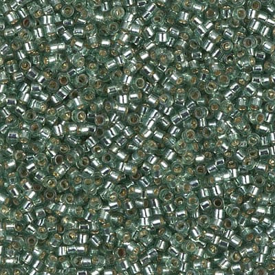 DB2165 Duracoat Silver Lined Dyed Dark Seafoam, Miyuki Delica 11/0 £3.75