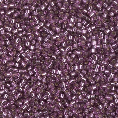 DB2169 Duracoat Silver Lined Dyed Lilac, Miyuki Delica 11/0