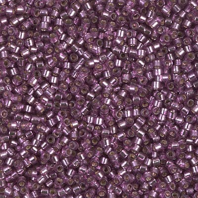 DB2169 Duracoat Silver Lined Dyed Lilac, Miyuki Delica 11/0 £3.75