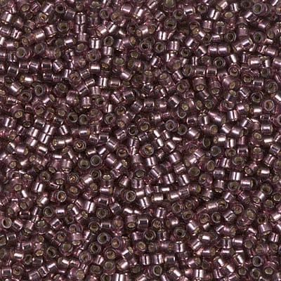 DB2170 Duracoat Silver Lined Dyed Raisin, Miyuki Delica 11/0 £3.75