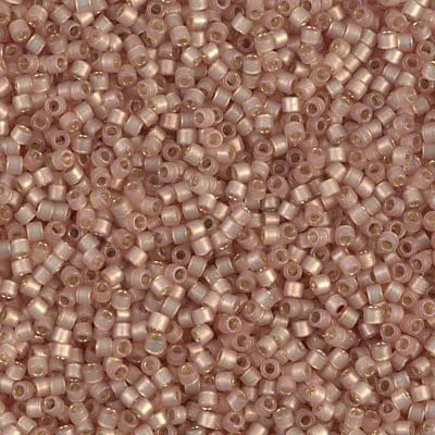 DB2177 Duracoat Semi Frosted Silver Lined Dyed Mica, Miyuki Delica 11/0