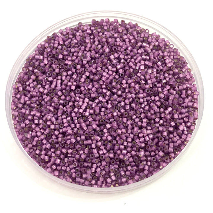 DB2182 Duracoat SF Silver Lined Dyed Lilac, Miyuki Delica 11/0