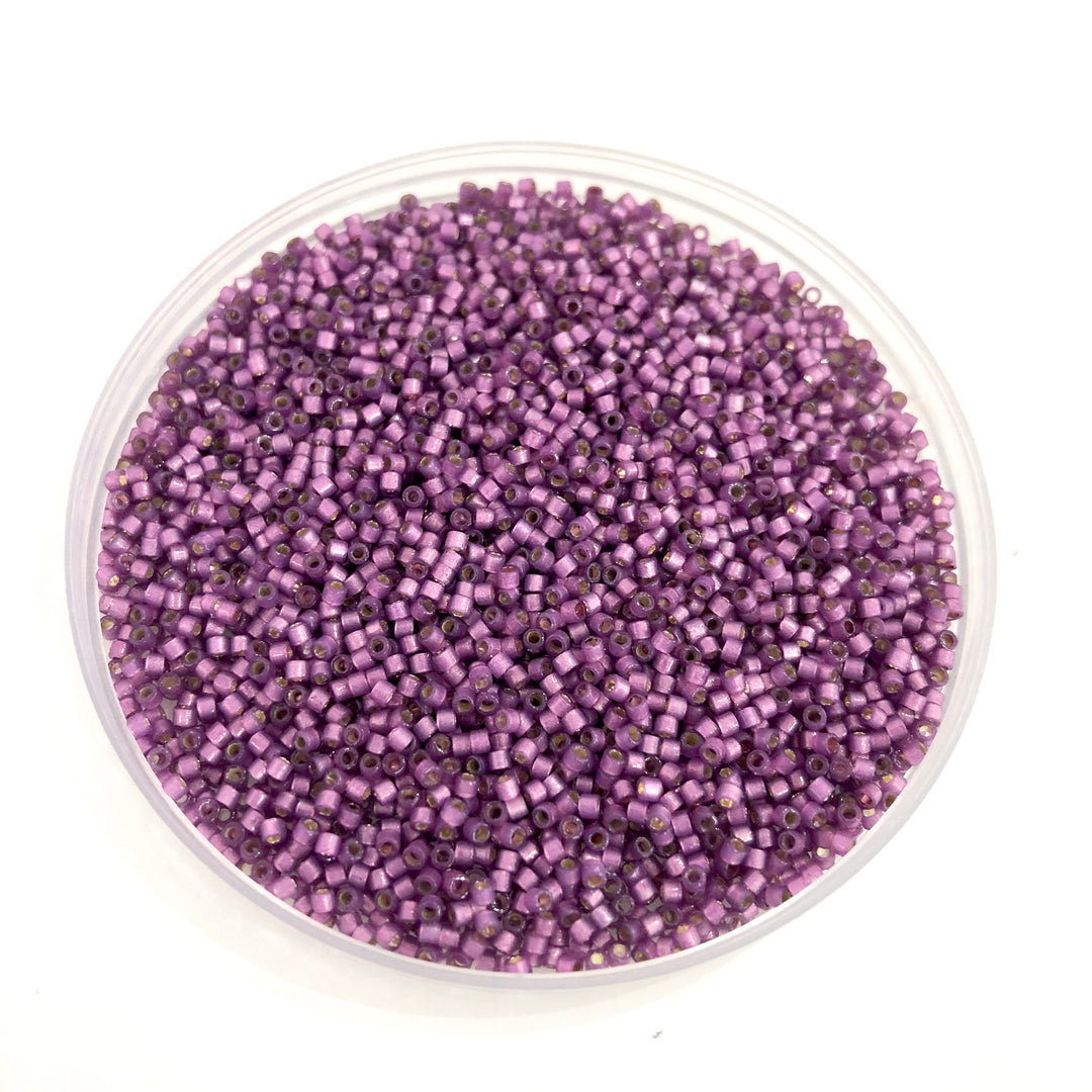 DB2182 Duracoat SF Silver Lined Dyed Lilac, Miyuki Delica 11/0