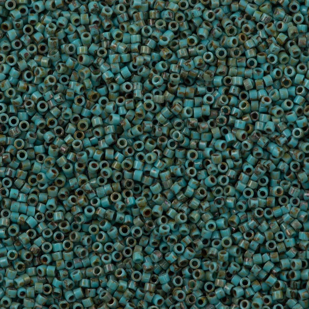 DB2264 Opaque Turquoise Blue Picasso, Miyuki Delica 11/0