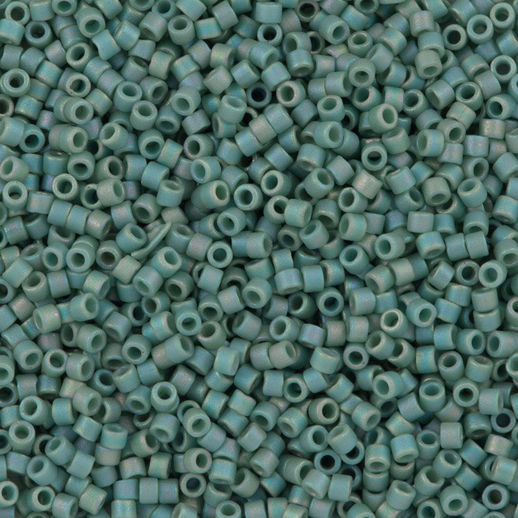 DB2313 Matte Glazed Celadon AB, Miyuki Delica 11/0