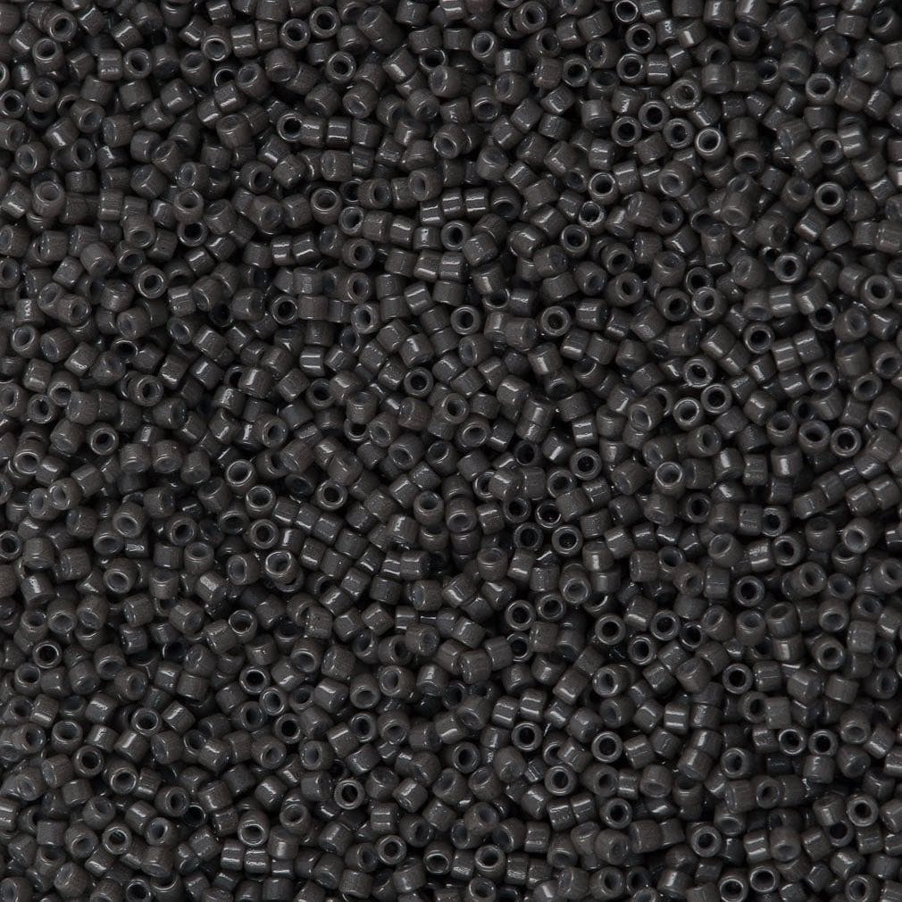 DB2368 Duracoat Opaque Dyed Charcoal, Miyuki Delica 11/0