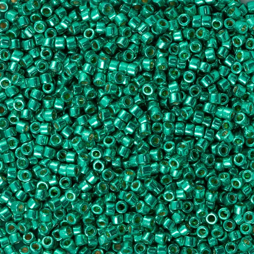 DB2505 Duracoat Galvanized Dark Mint Green, Miyuki Delica 11/0
