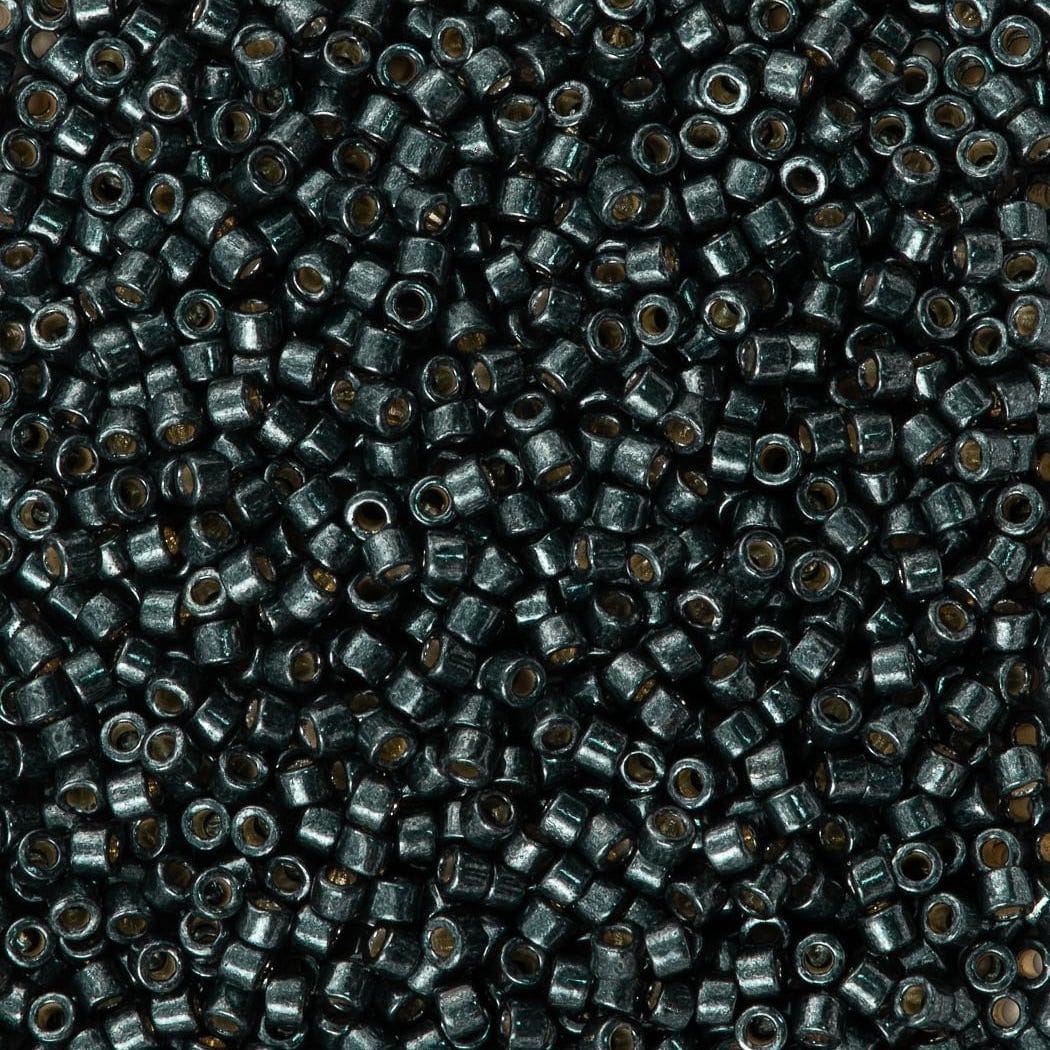 DB2507 Duracoat Galvanized Black Moss, Miyuki Delica 11/0