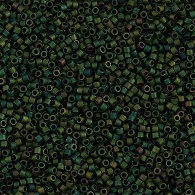 DB0327 Metallic Teal Iris Matted, Miyuki Delica 11/0