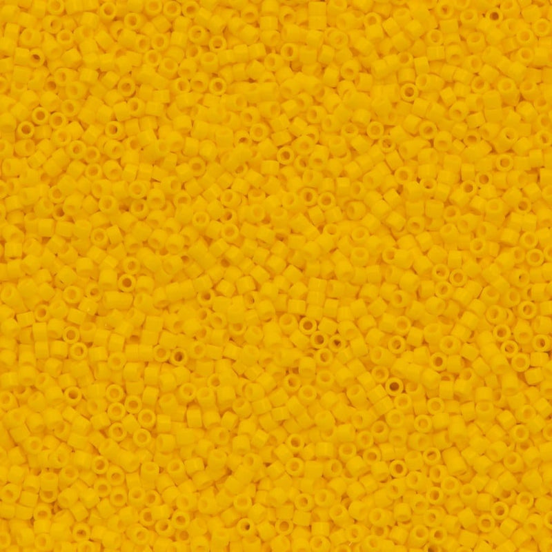 DB1132 Opaque Canary, Miyuki Delica 11/0 £2.25