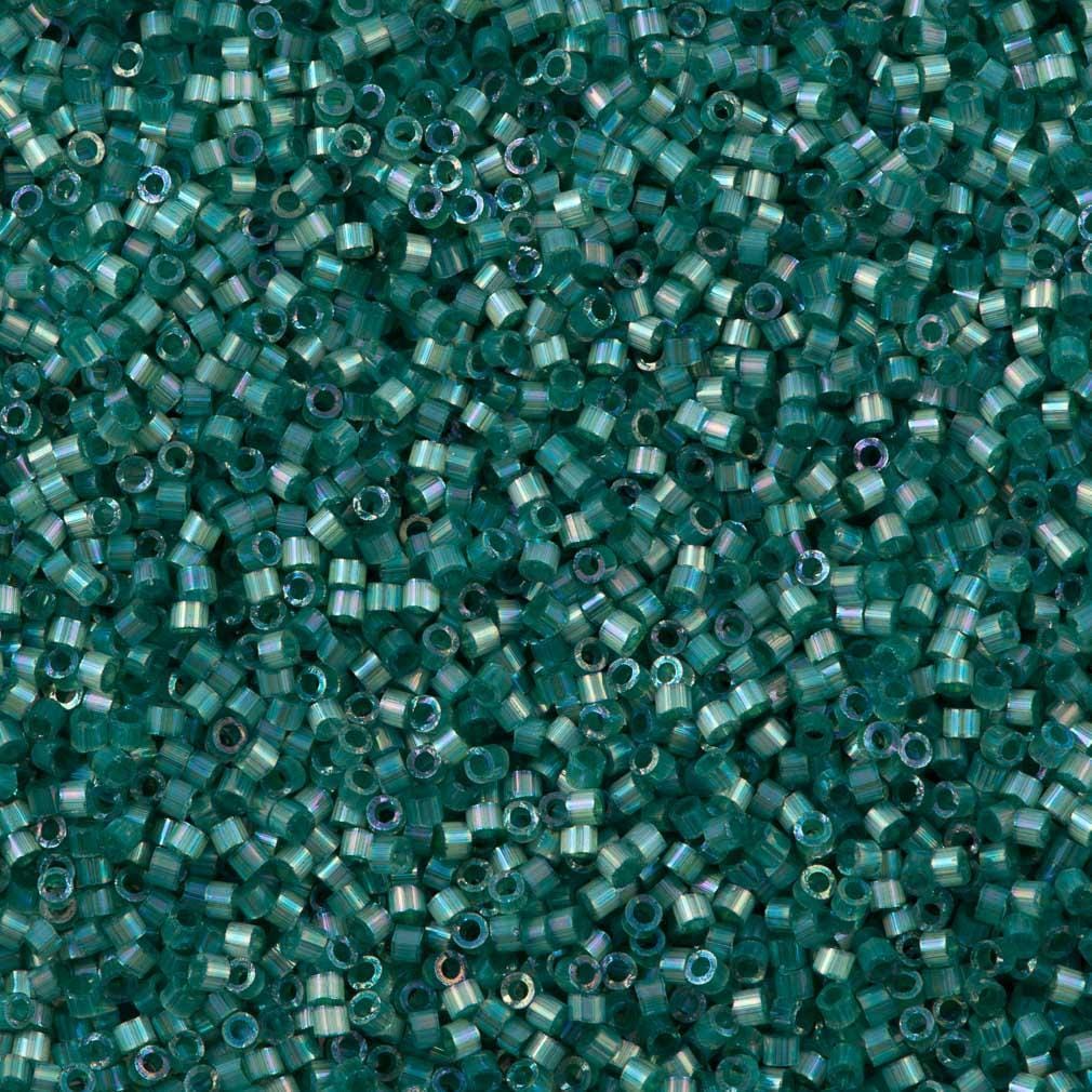 DB1870 - Silk Inside Dyed Emerald AB, Miyuki Delica 11/0