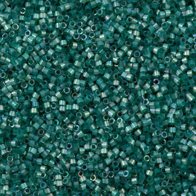 DB1870 - Silk Inside Dyed Emerald AB,  Miyuki Delica 11/0 £3.5