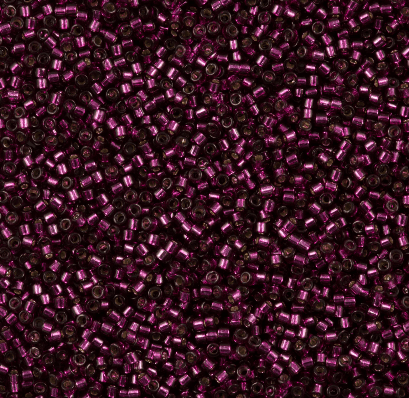 DB1342 - Silver Lined Dark Rose Dyed, Miyuki Delica 11/0