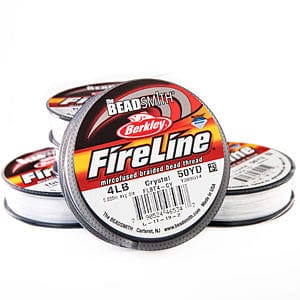 Fireline Thread, 4 Lb Crystal 50yd 0.005 in/0.12 mm