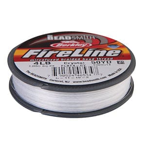 Fireline Thread, 4 Lb Crystal 50yd 0,005 Zoll/0,12 mm