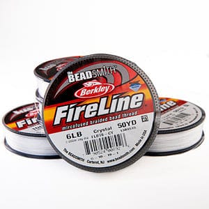 Fireline Thread, 6 Lb Crystal 50yd 0,006 Zoll/0,15 mm