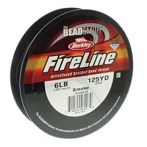 Filetage Fireline, fumée 6 lb 125yd 0,006 po/0,15 mm