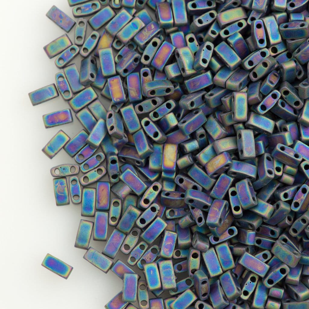 Miyuki Half Tila Beads HTL0401FR Matted Multi Iris,