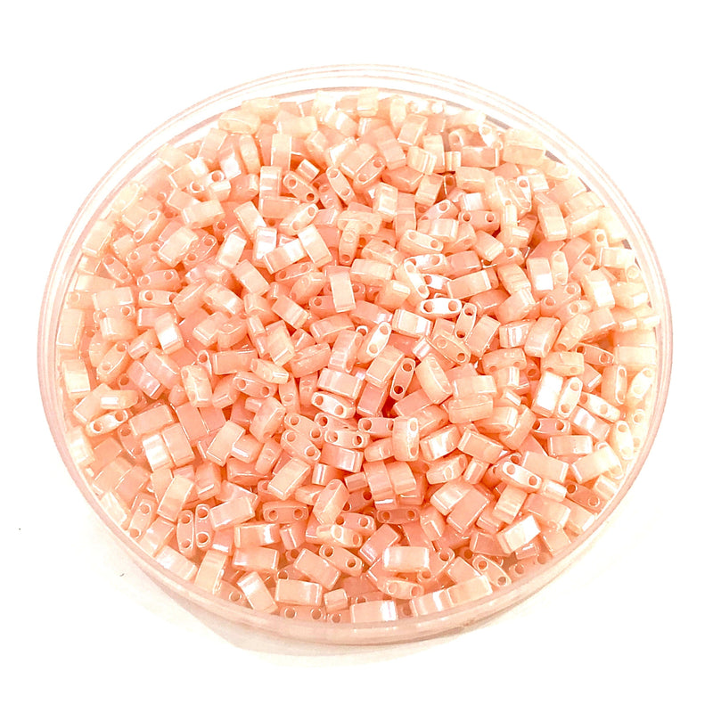 Miyuki Half Tila Beads HTL0519 Pink Pearl Ceylon