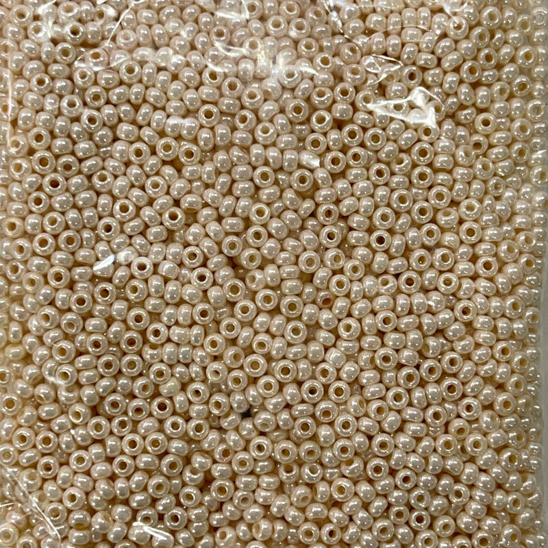 Preciosa Seed Beads 8/0 Rocailles-Round Hole 100 gr, 46113 Shell