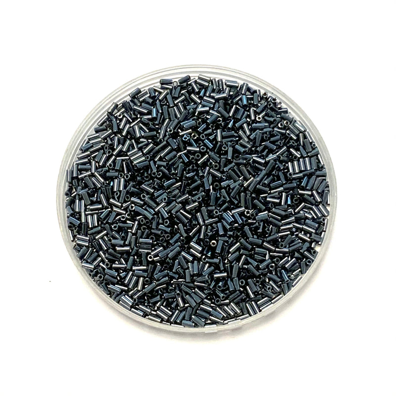 Miyuki Bugles size 3mm 0056 Gunmetal 10 grams.