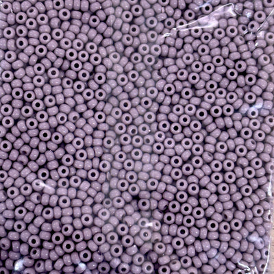 Preciosa Seed Beads 8/0 Rocailles-Round Hole-100 Gr,23020 Opaque Violet