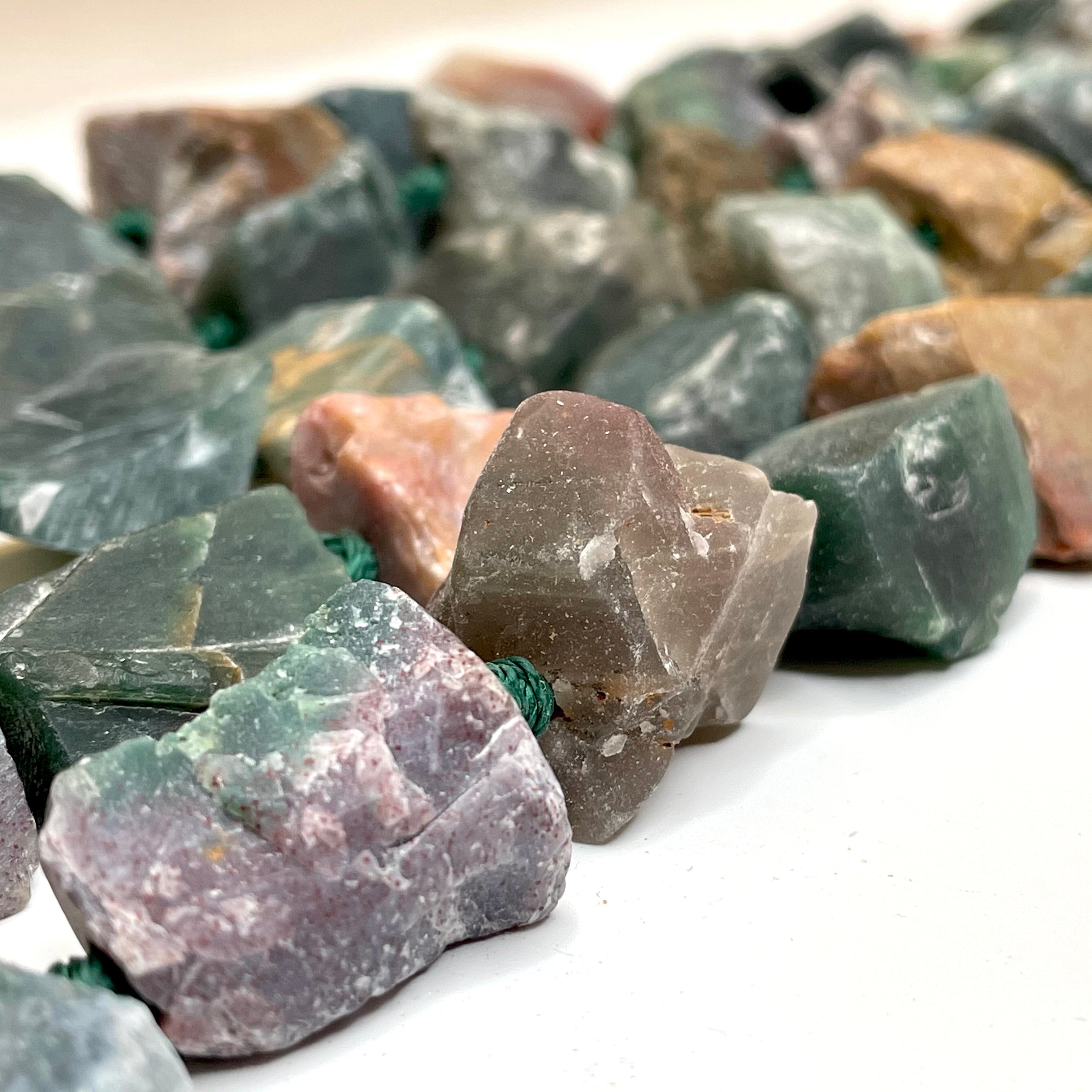 Genuine Indian Agate Chunks, Raw Indian Agate Bead Nuggets, 14 to 17 ...