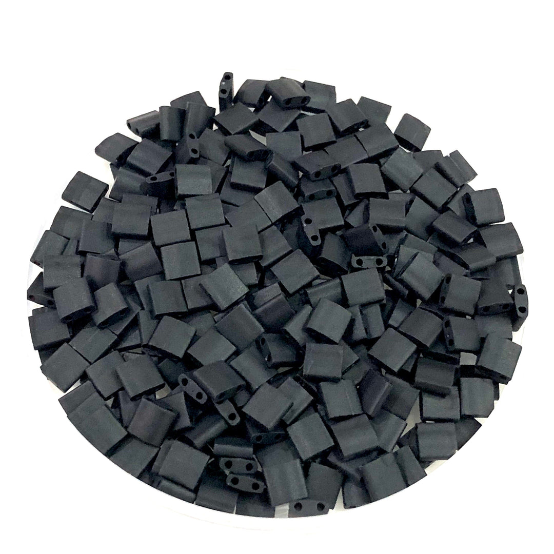Miyuki Tila Beads TL0401F Black Matted,