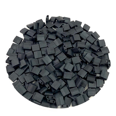 Miyuki Tila Beads TL0401F Noir Mat,