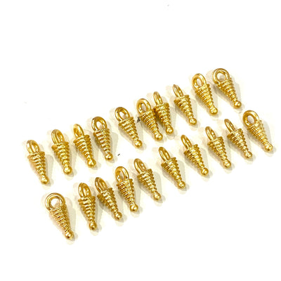 22Kt Gold Plated Tiny Drop Charms, 20 pcs in a pack£1.5