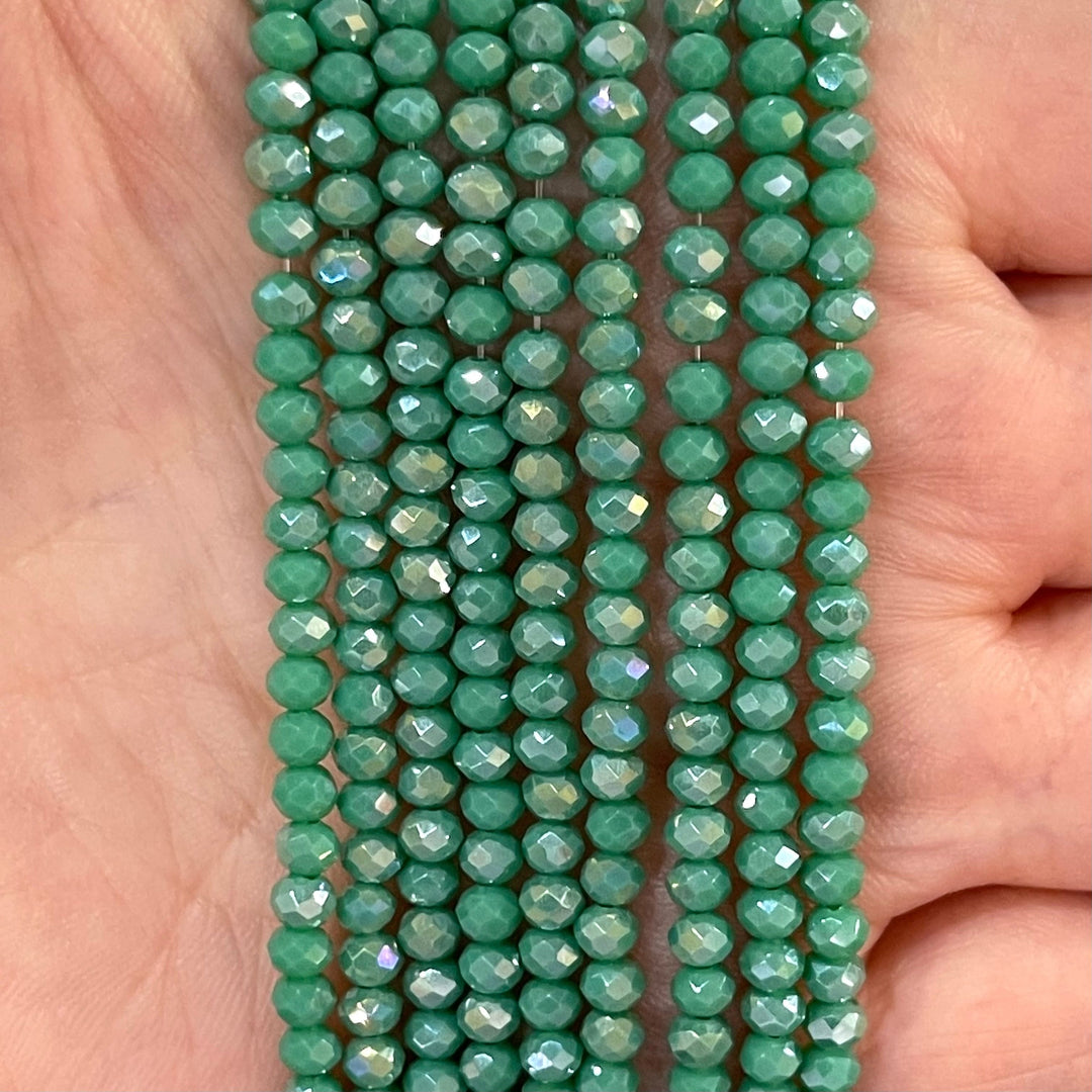 Crystal faceted rondelle 3mm Beads, PBC3C33