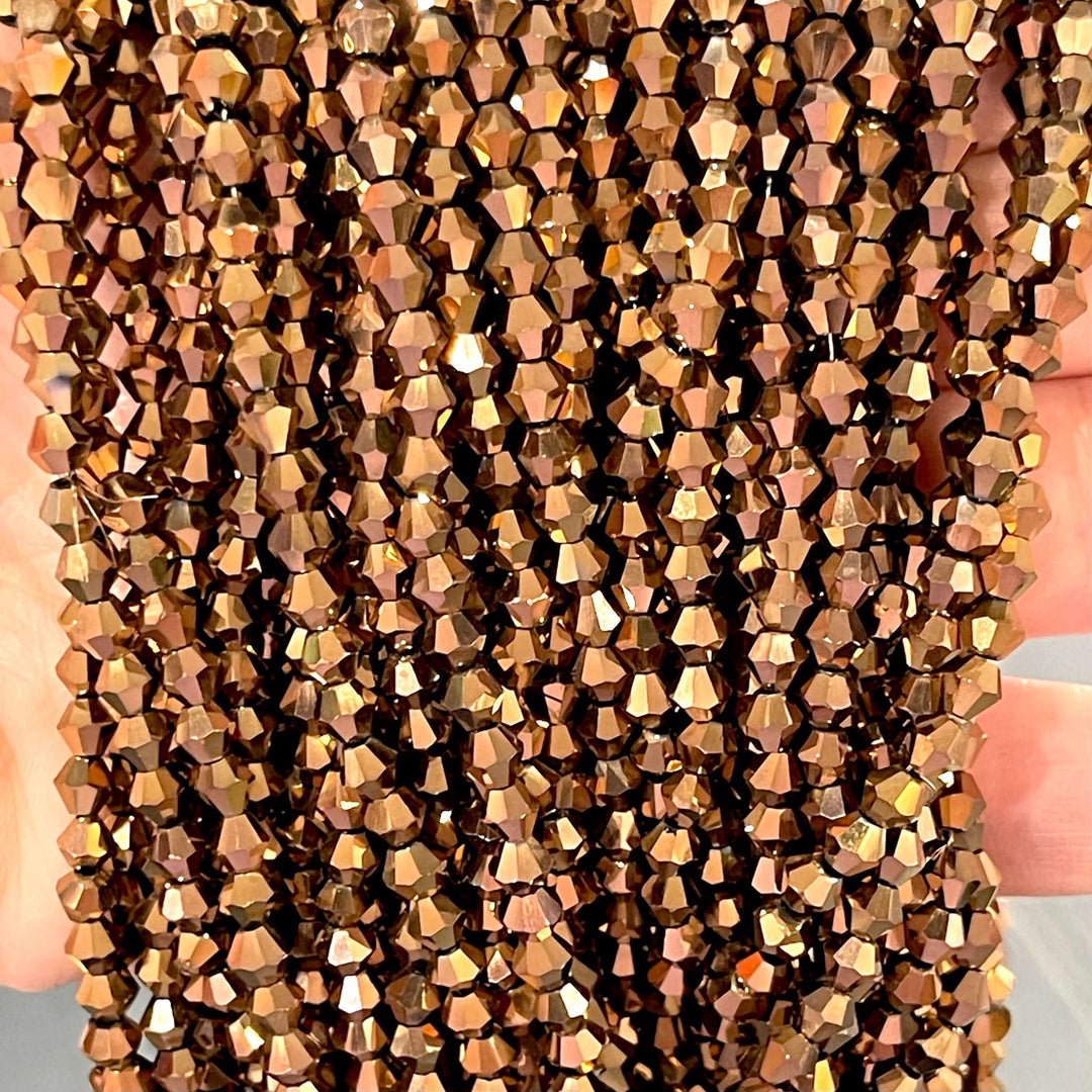 4mm Crystal Bicone Beads, PBC4B9