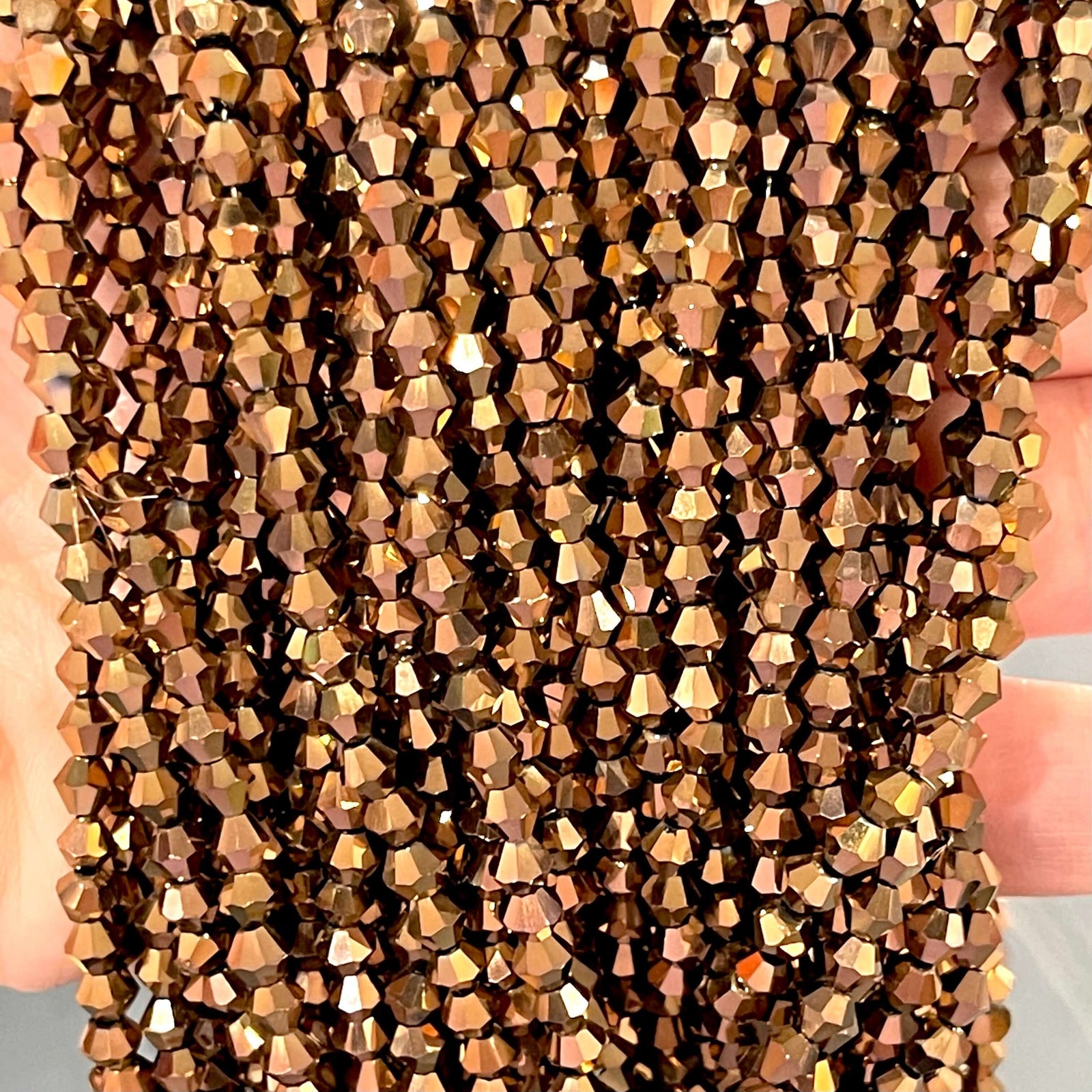 4mm Crystal Bicone Beads, PBC4B9