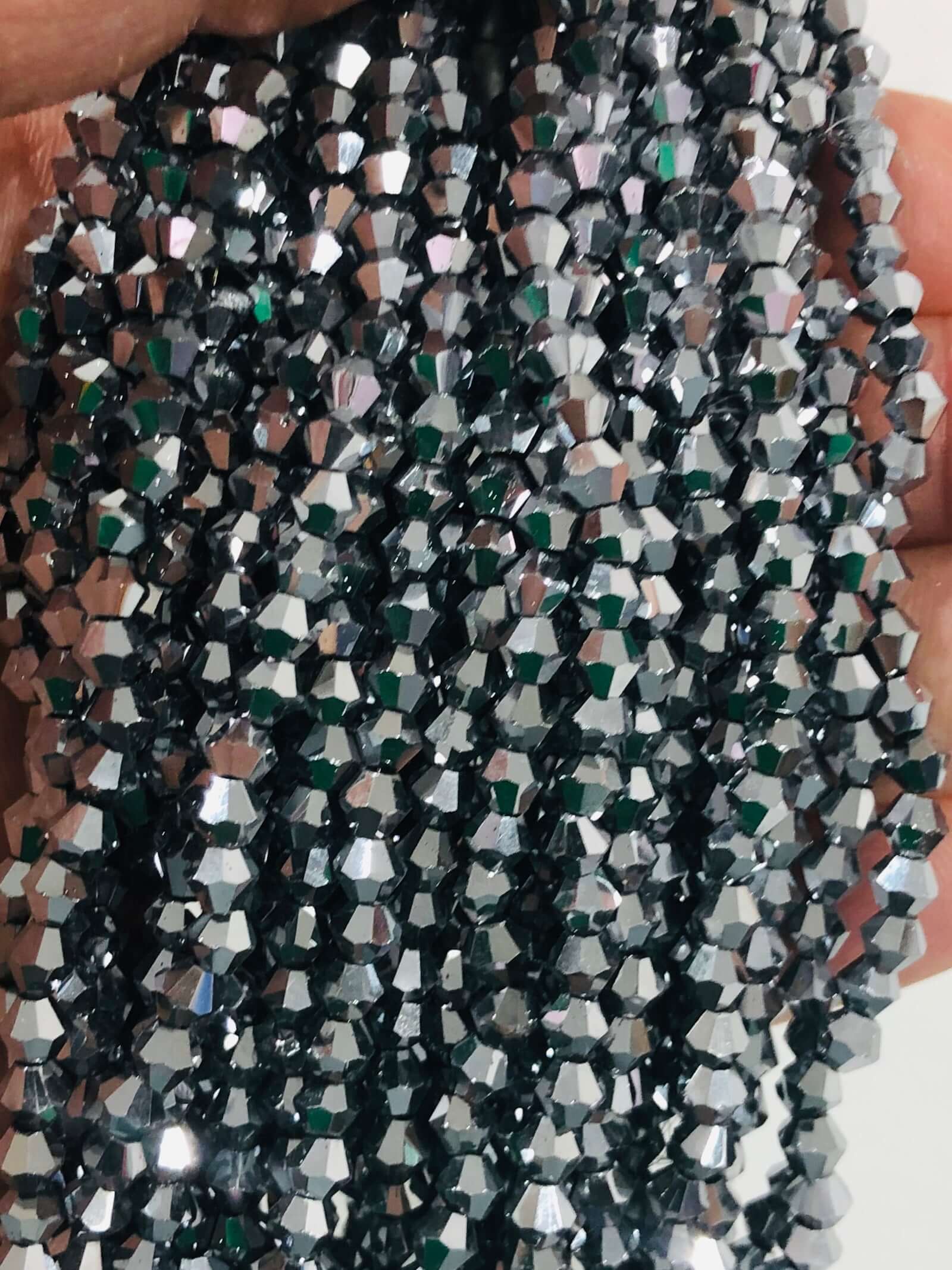 4mm Crystal Bicone Beads, PBC4B3