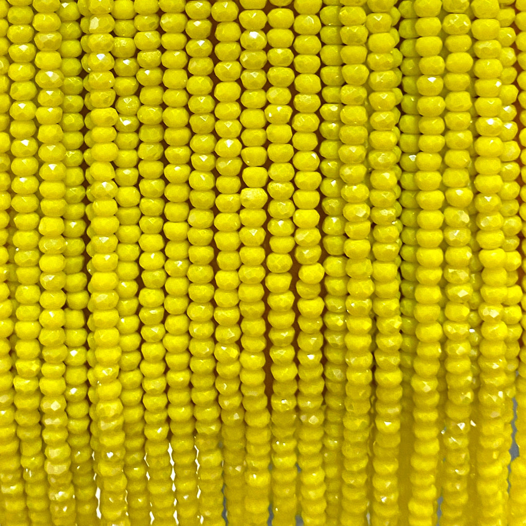 Crystal faceted rondelle 2mm Beads, PBC2C7
