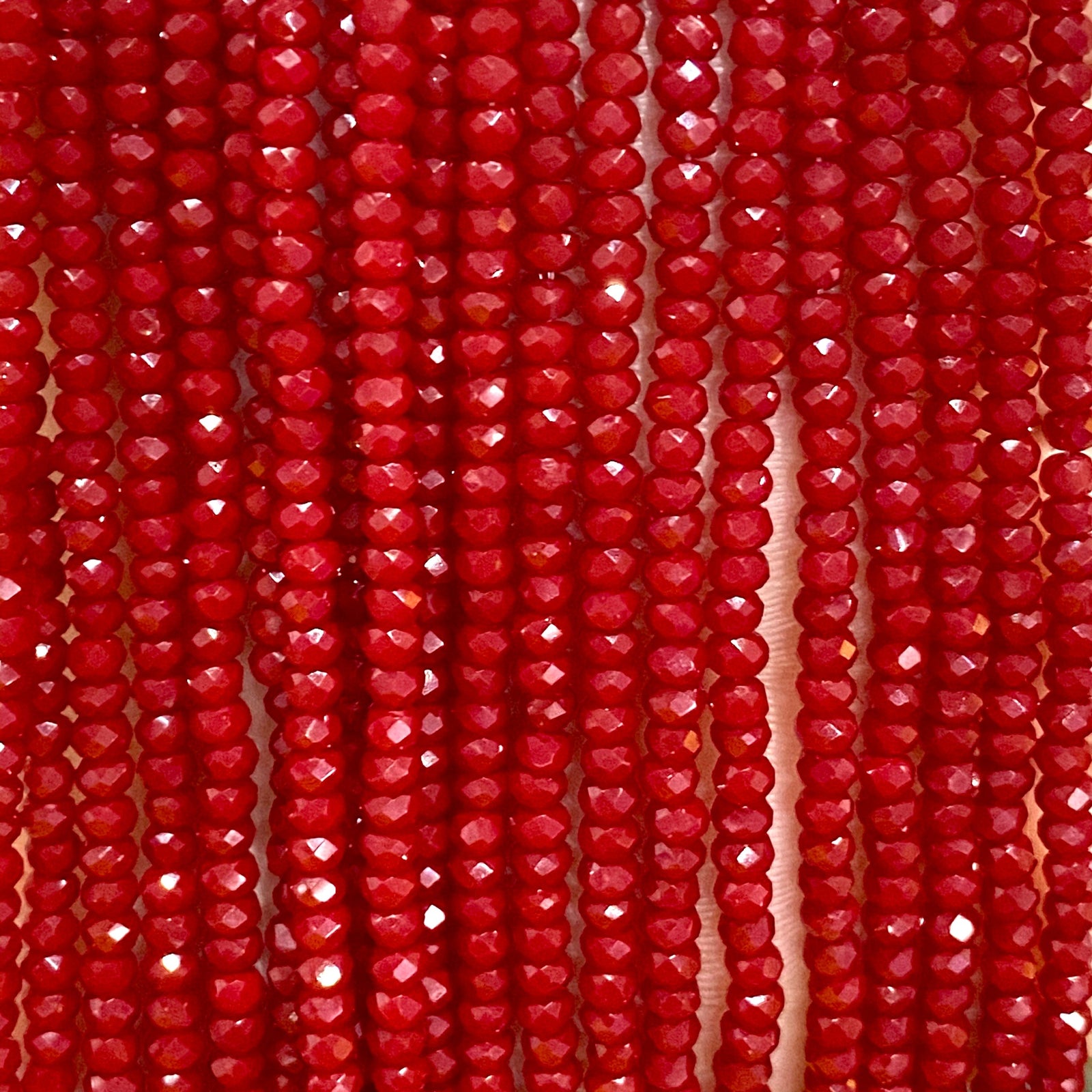 Crystal faceted rondelle 2mm Beads, PBC2C48