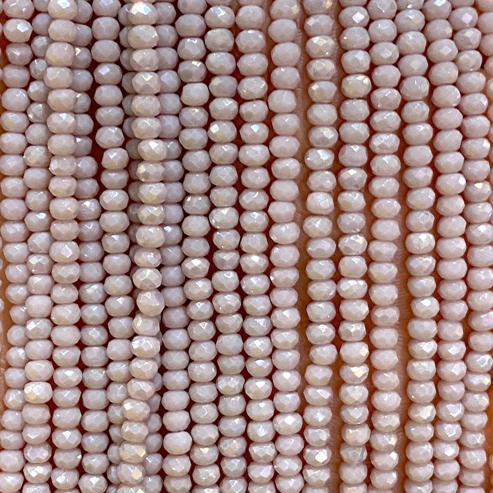 Crystal faceted rondelle 2mm Beads, PBC2C30