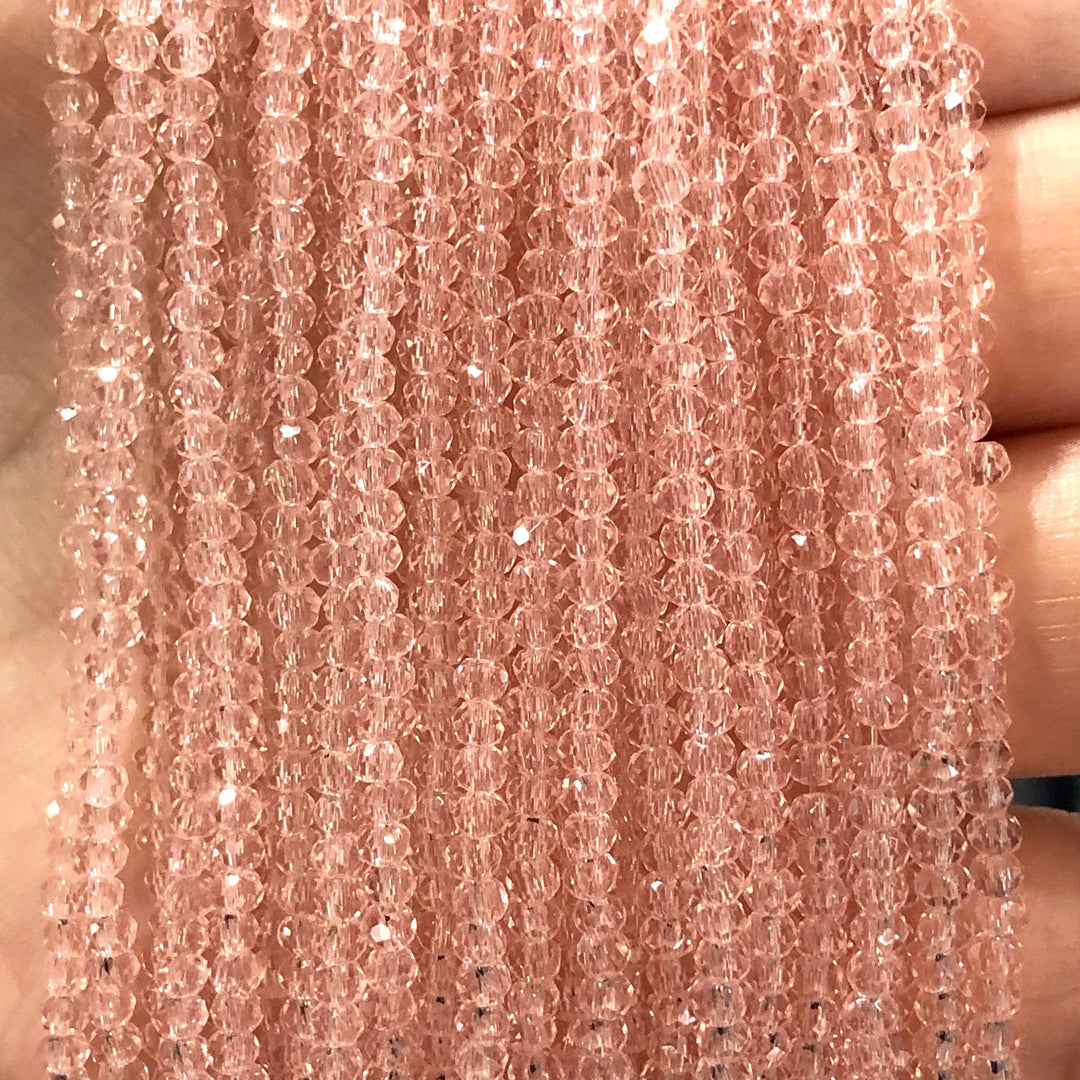 Crystal faceted rondelle 2mm Beads, PBC2C20