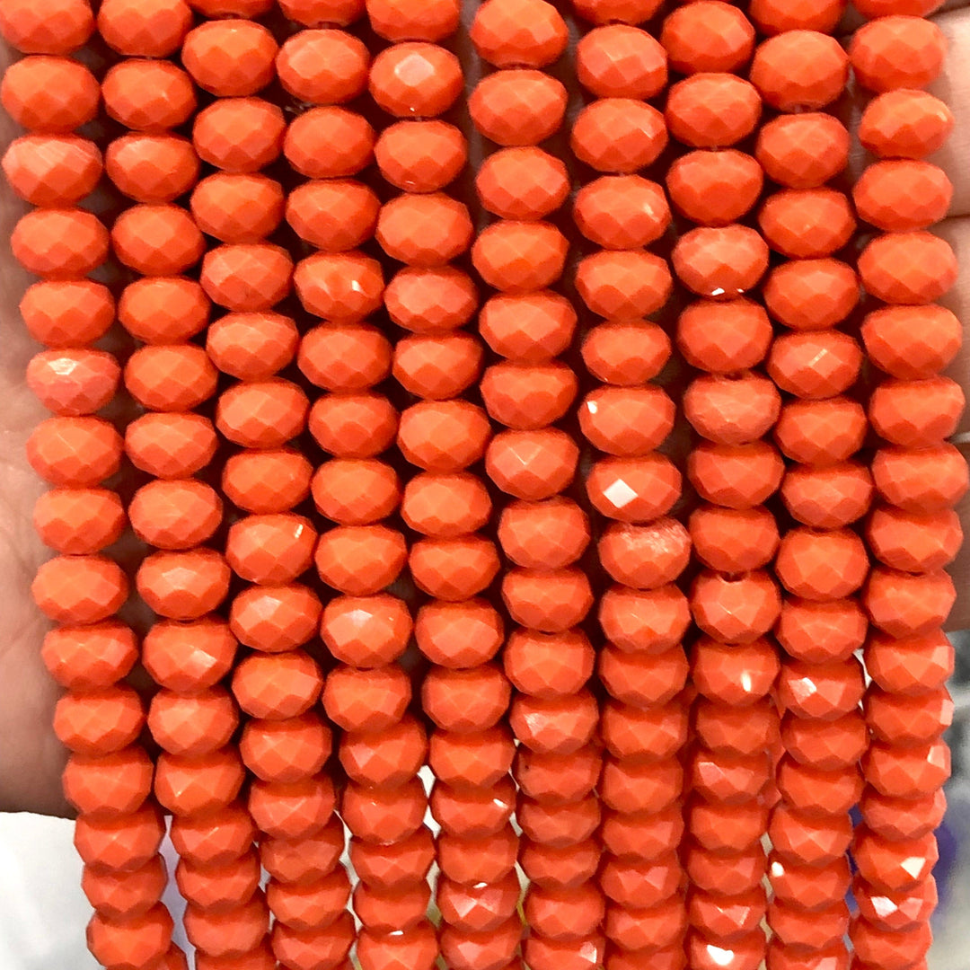 Crystal faceted rondelle 8mm Beads, PBC8C7