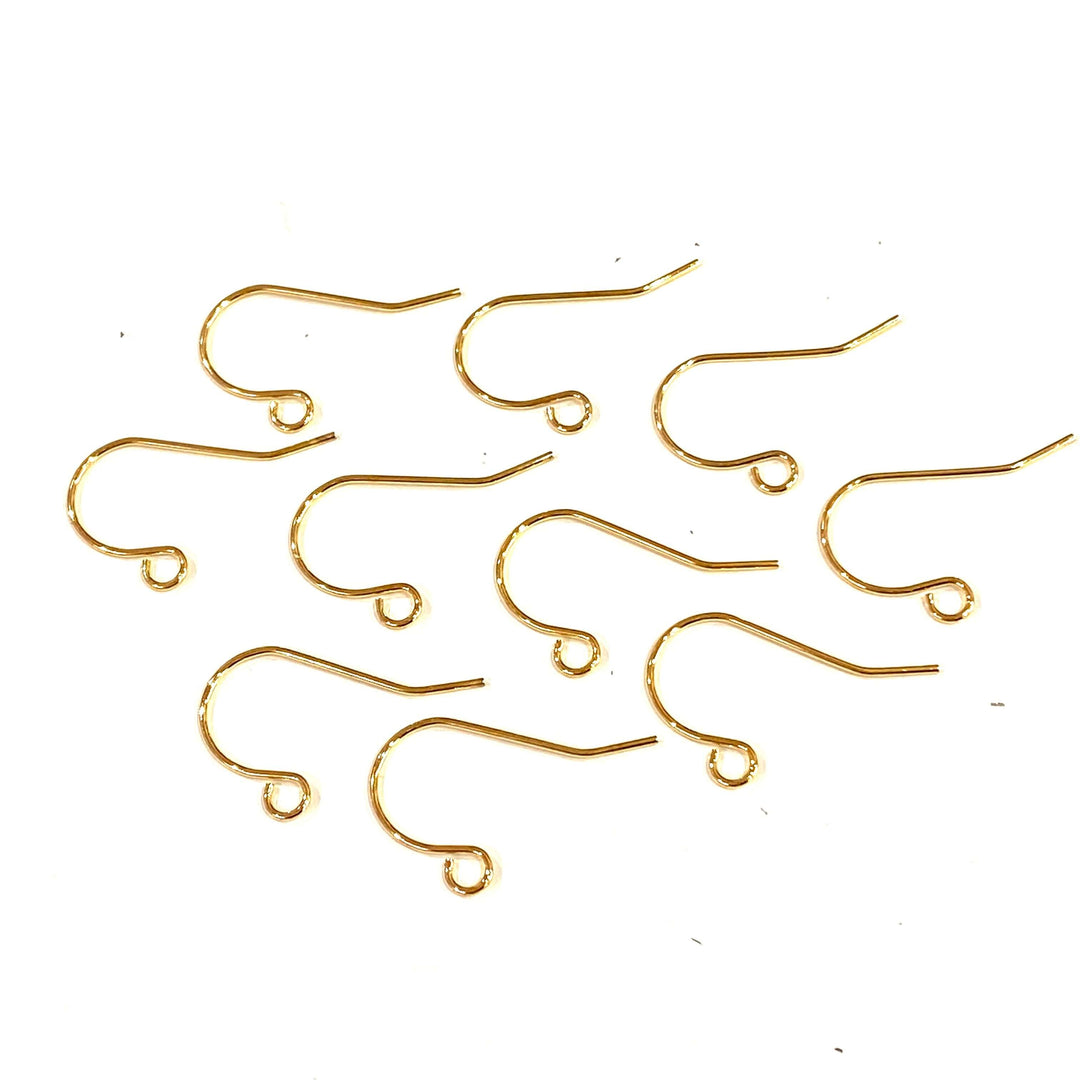 24Kt Gold Plated Earring Hooks, Earring Wires