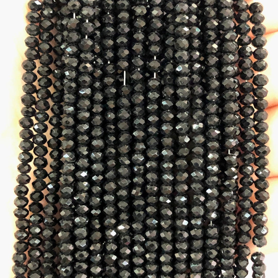 Crystal faceted rondelle 3mm Beads, PBC3C43