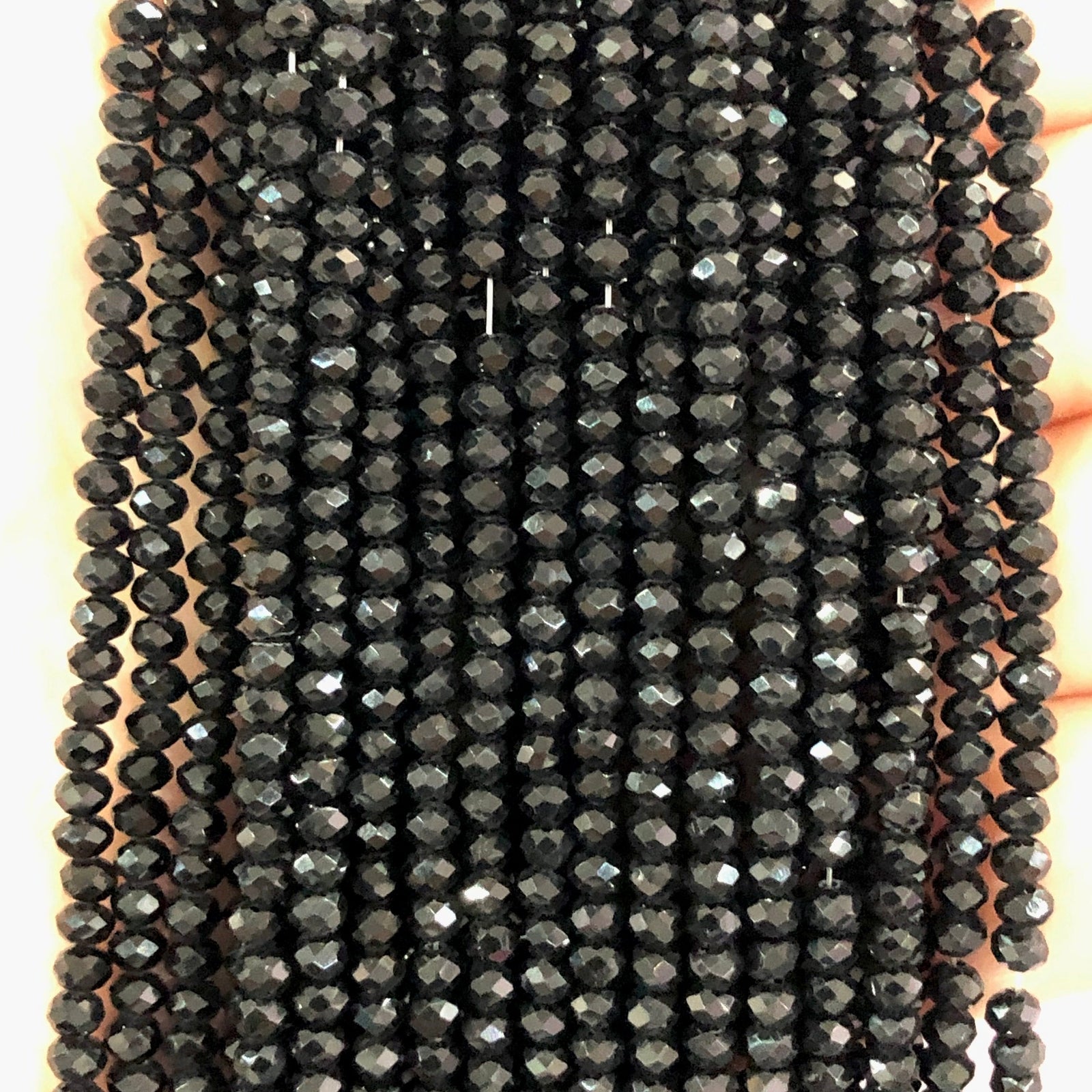 Crystal faceted rondelle 3mm Beads, PBC3C43