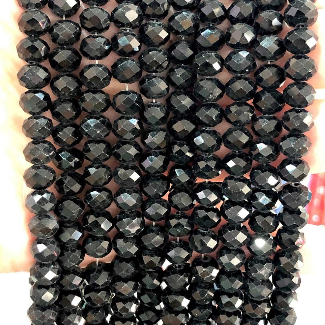 Crystal faceted rondelle 8mm Beads, PBC8C34