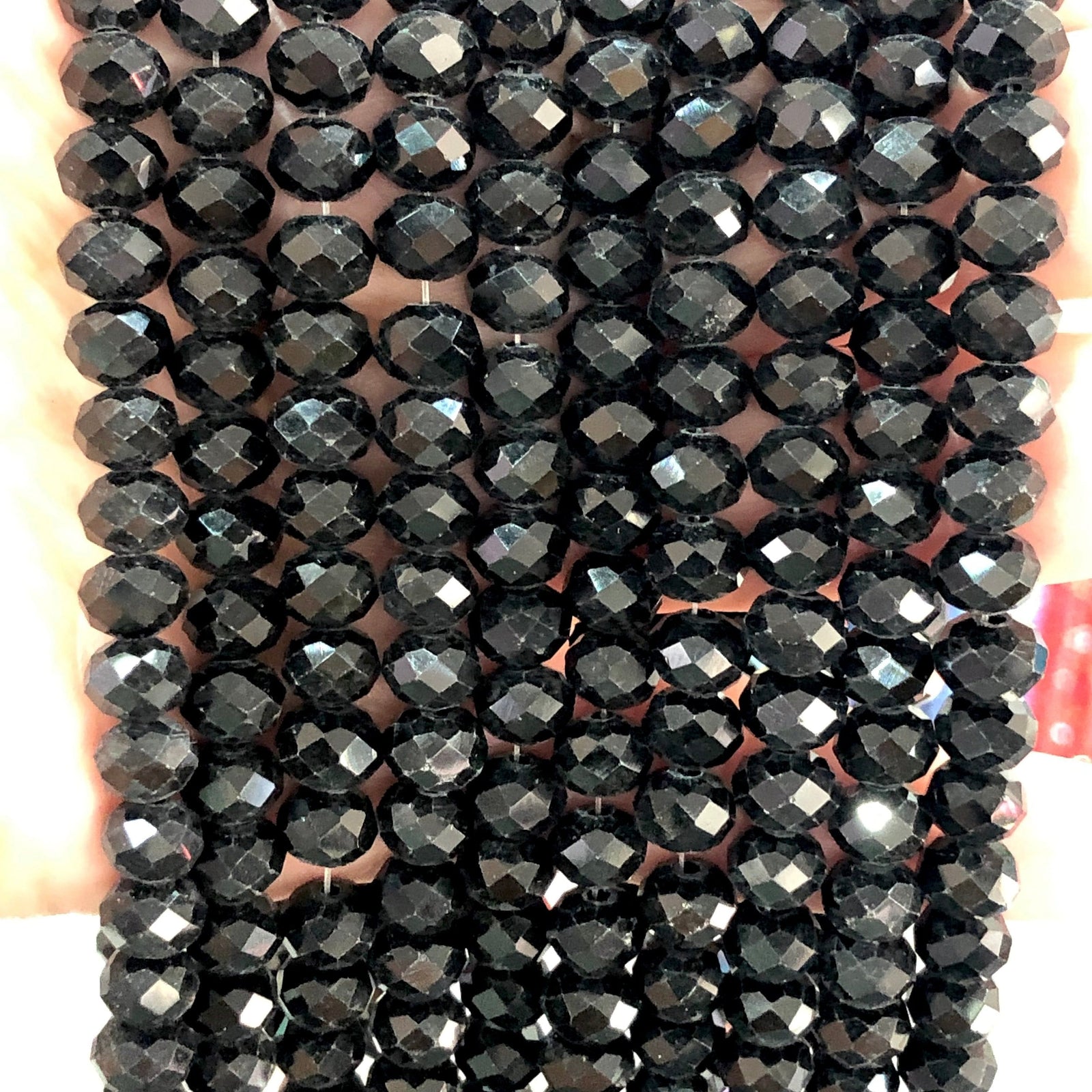 Crystal faceted rondelle 8mm Beads, PBC8C34