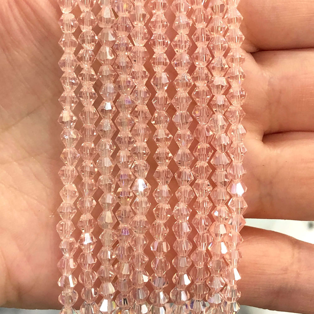 4mm Crystal Bicone Beads, PBC4B48