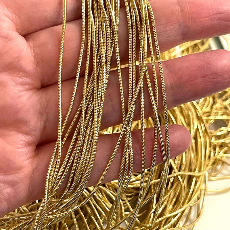 24Kt Gold Plated 1mm Snake Chain£4