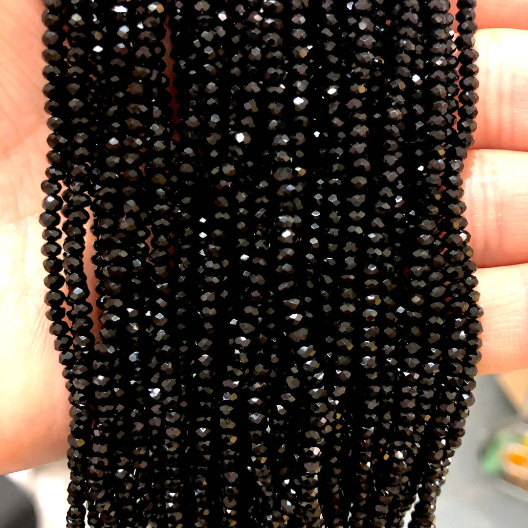 Crystal faceted rondelle 2mm Beads, PBC2C13,