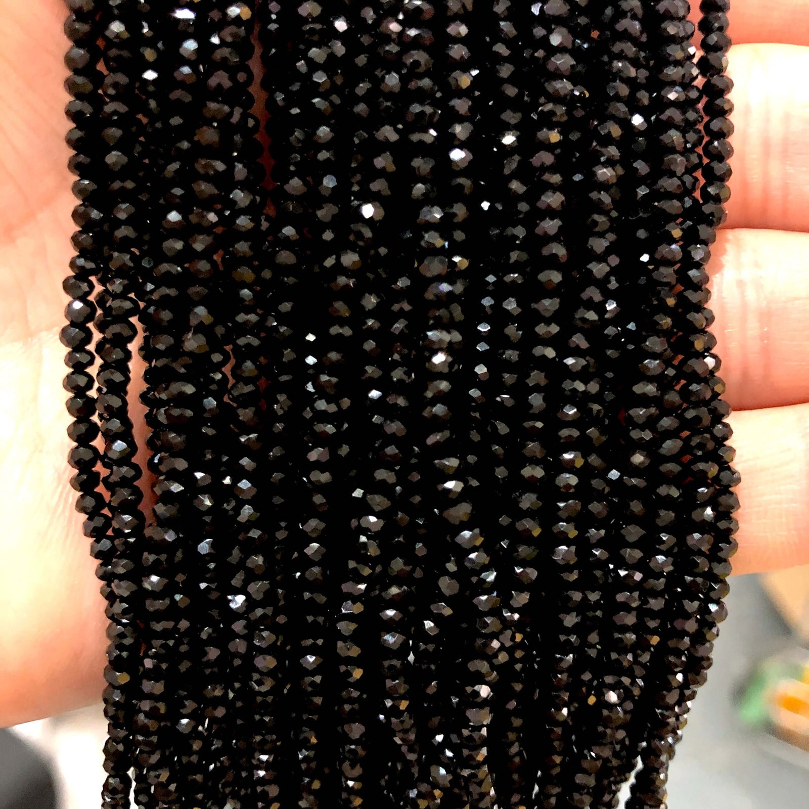 Crystal faceted rondelle 2mm Beads, PBC2C13,